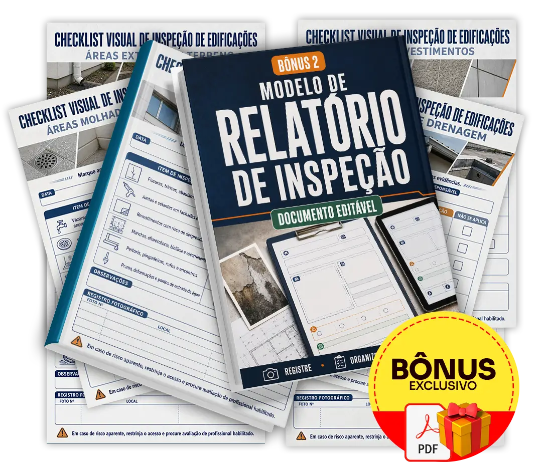 Mockup do bônus 2 — Modelo de Relatório de Inspeção